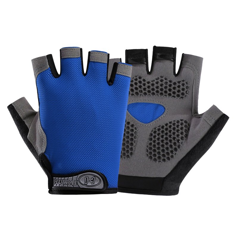 Summer sports gloves show half as silica gel-slip-proof men and women riding out of the house and fishing for cocoon