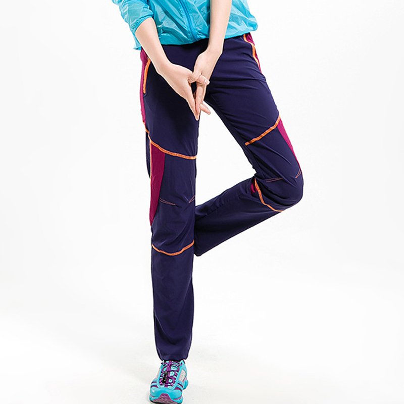 TONGYANG Hiking Windproof Outdoor Trousers Women Summer Hiking Wear-Resistant Water Splash Prevention Quick Dry Elastic Pants