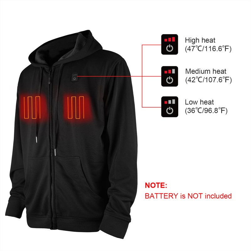 Men Women Electric Usb Heated Jacket Heating Thermal Clothing for Hiking Walking Fishing Hunting Riding