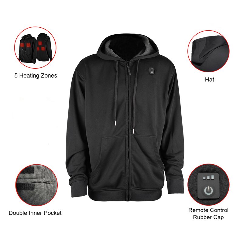Men Women Electric Usb Heated Jacket Heating Thermal Clothing for Hiking Walking Fishing Hunting Riding