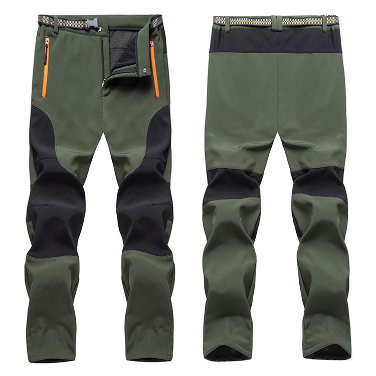 Outdoor Wear Resisting Trekking Pants Outdoor Men Zip Off Pants Hiking Fleece Customized Outdoors Winter Fishing Support S-3XL