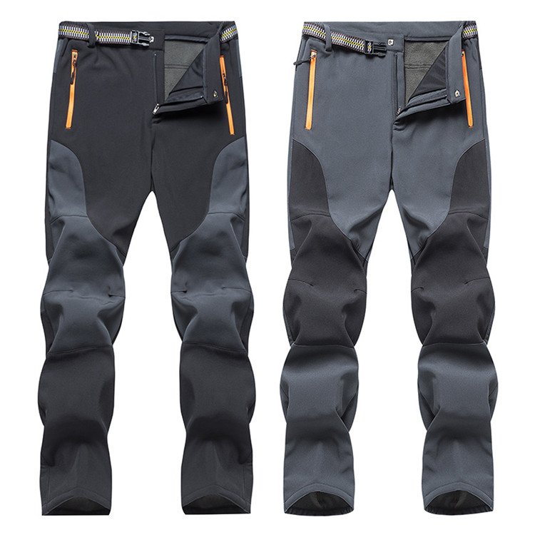 Outdoor Wear Resisting Trekking Pants Outdoor Men Zip Off Pants Hiking Fleece Customized Outdoors Winter Fishing Support S-3XL