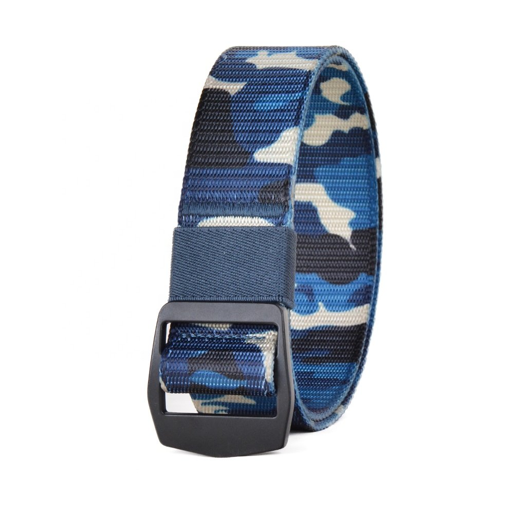 Stocking Wholesale Men's Nylon Fabric tbelt Zinc Electroplating Metal Buckle Tactical Combat Belt Hunting Hiking
