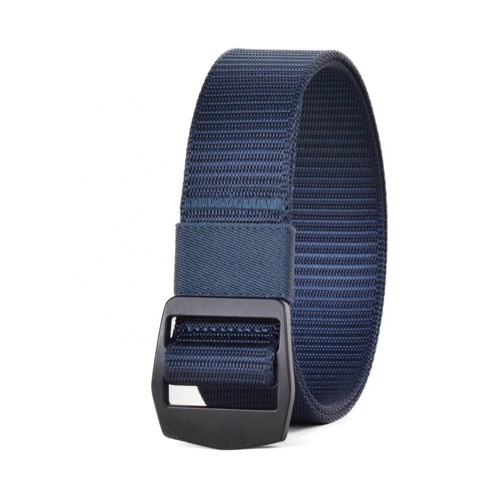 Stocking Wholesale Men's Nylon Fabric tbelt Zinc Electroplating Metal Buckle Tactical Combat Belt Hunting Hiking