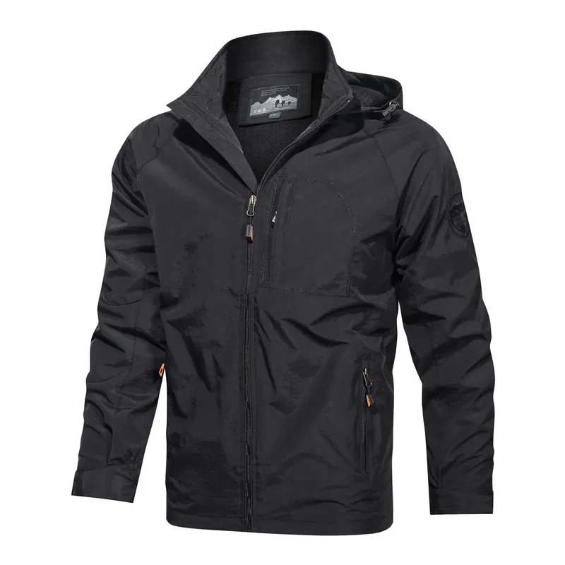 Men Waterproof Camping Jacket Fishing Hiking Outdoor Raincoat Windbreaker Breathable Hunting Jacket