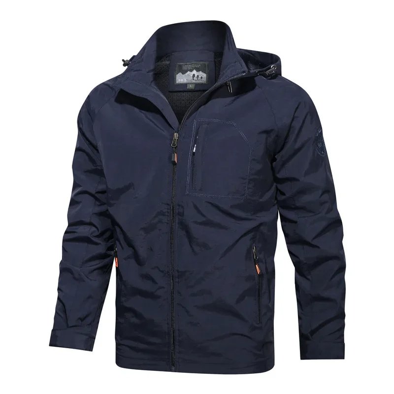 Men Waterproof Camping Jacket Fishing Hiking Outdoor Raincoat Windbreaker Breathable Hunting Jacket