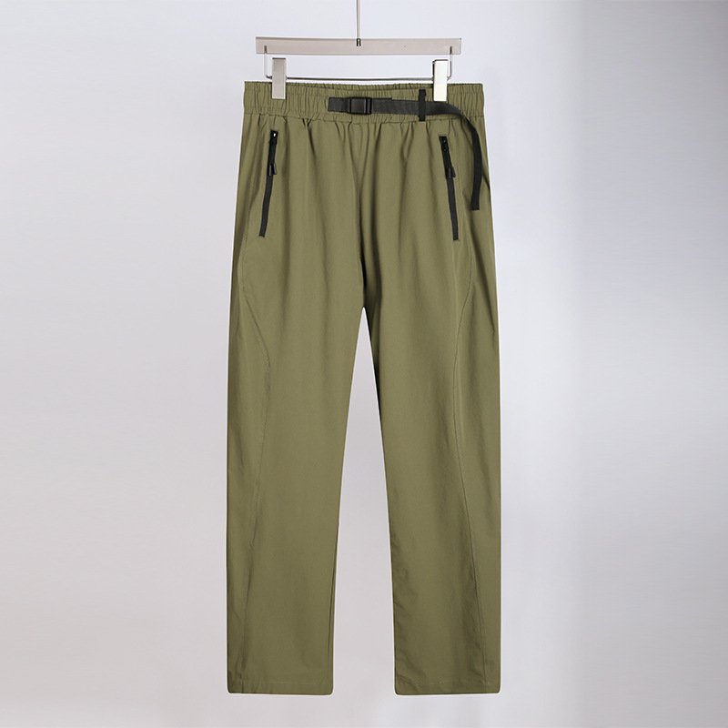 Wholesale Mens Lightweight Hiking Travel Pants Breathable Athletic Fishing Active Joggers Zipper Pockets