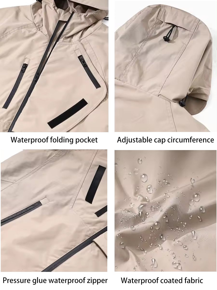Plus Size Casual Quick Dry Hooded Hiking Recyclable Climbing Mountaineering waterproof Outdoor Jackets