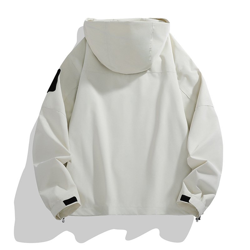 LAYENNE Fashion Wholesale water repellent cargo Outerwear detachable hood Windbreaker Jacket For Men And Women outdoor jacket