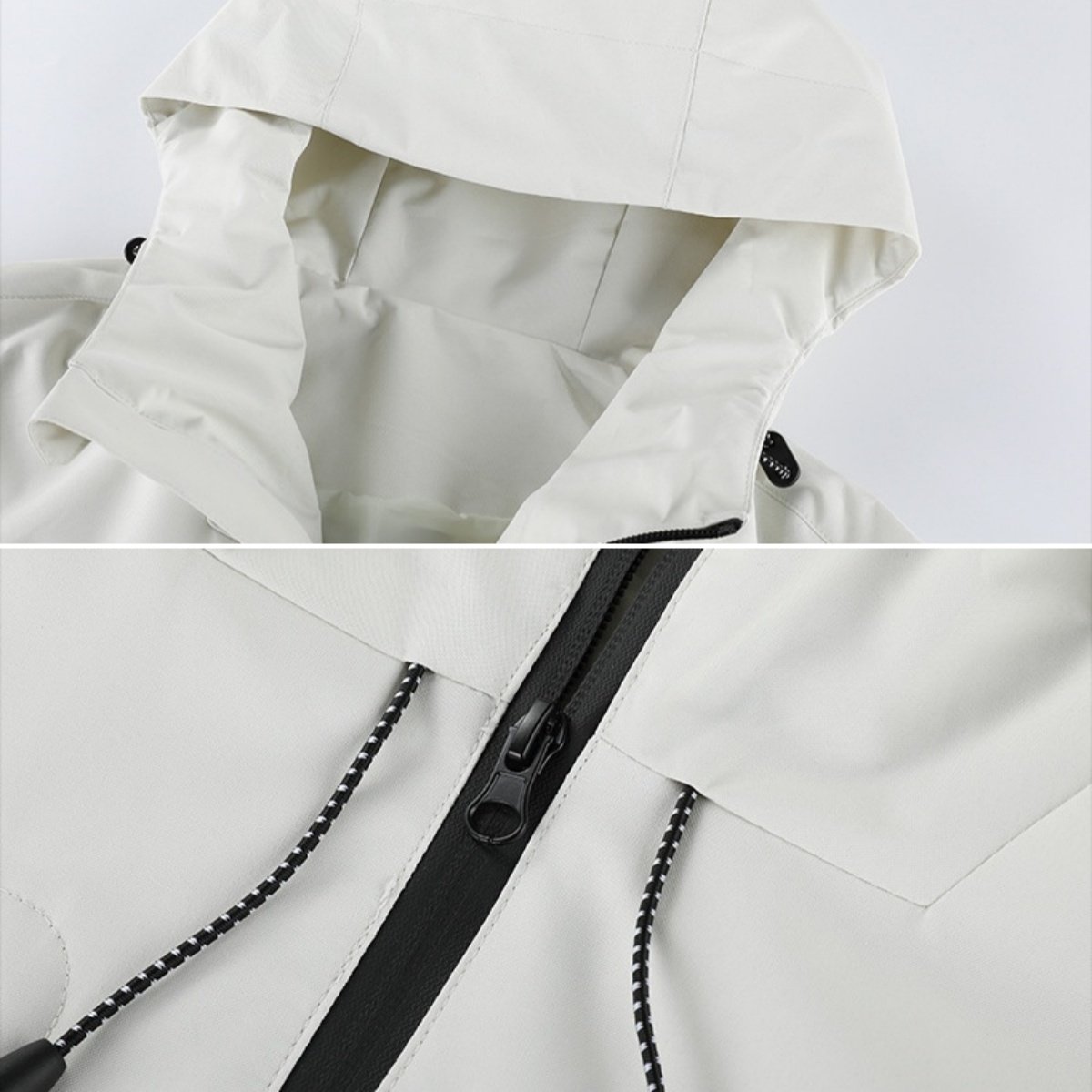 LAYENNE Fashion Wholesale water repellent cargo Outerwear detachable hood Windbreaker Jacket For Men And Women outdoor jacket