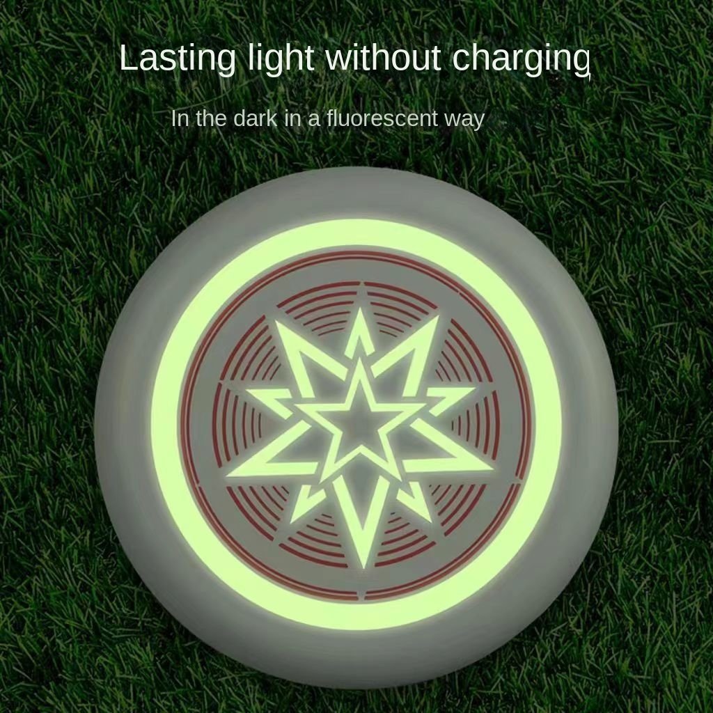 Outdoor Sports Hand-Throw EVA Frisbee Luminous Boomerang for Kids Safety Soft UFO Parent-Child Game Rotating Boomerang