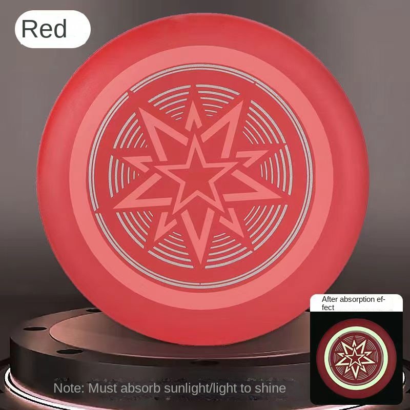 Outdoor Sports Hand-Throw EVA Frisbee Luminous Boomerang for Kids Safety Soft UFO Parent-Child Game Rotating Boomerang