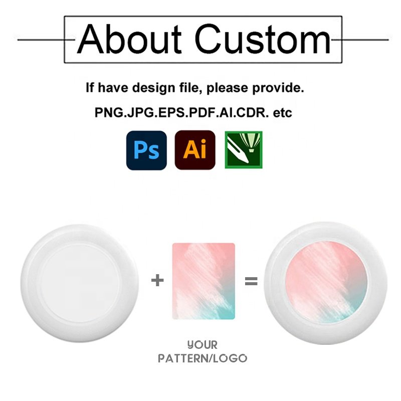 Factory Custom Logo PE Flying Disc Circular Disc With Logo Blank Plastic Pet Golf Dog Flying Saucer Flying Disc