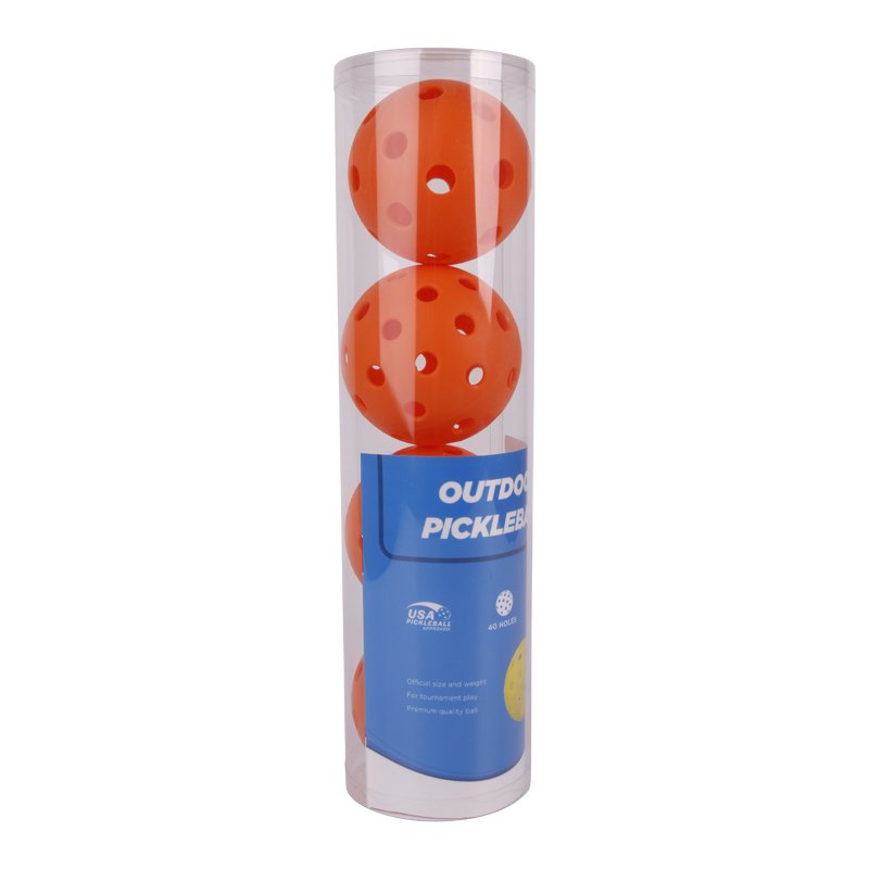 3pcs/Pack TPE pickleball high bounce pickleball ball customized pickle ball gift seamless 40 hole outdoor pickleball balls