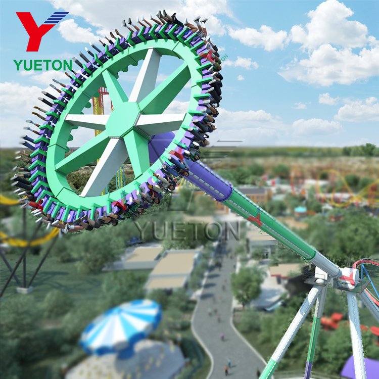 Park Planning Carnival Meteor Hammer Thrill Amusement Park Twister Spin Giant Swing Frisbee Discovery Big Pendulum Ride For Sale