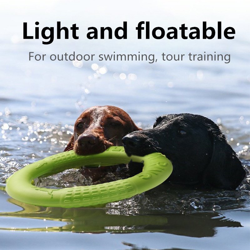 Large dog users outdoor dog pen toys EVA foam floating frisbee training pet toys