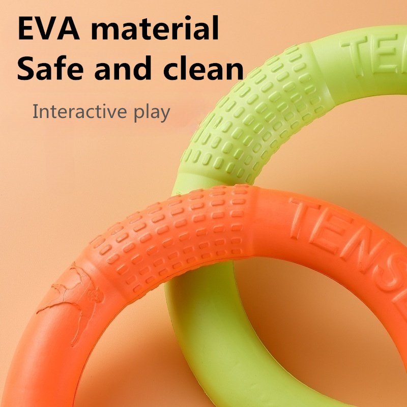 Large dog users outdoor dog pen toys EVA foam floating frisbee training pet toys