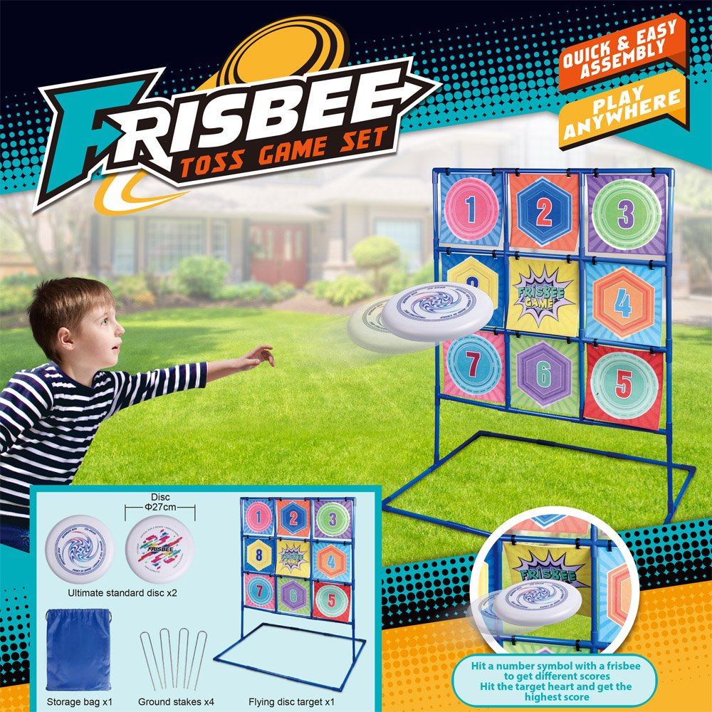 Silicone Frisbeed Digital Target Board Sport Games Set Flying Discs Outdoor Toys