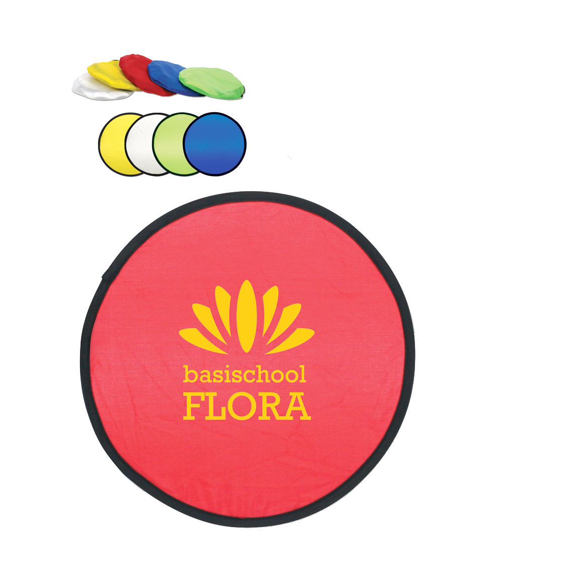 Popular Foldable Nylon Fan With Pouch Promotional Pet Flying Disc Kid Toy Flying Disk Outdoor With Friends