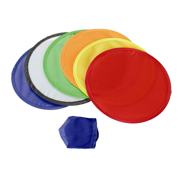 Popular Foldable Nylon Fan With Pouch Promotional Pet Flying Disc Kid Toy Flying Disk Outdoor With Friends
