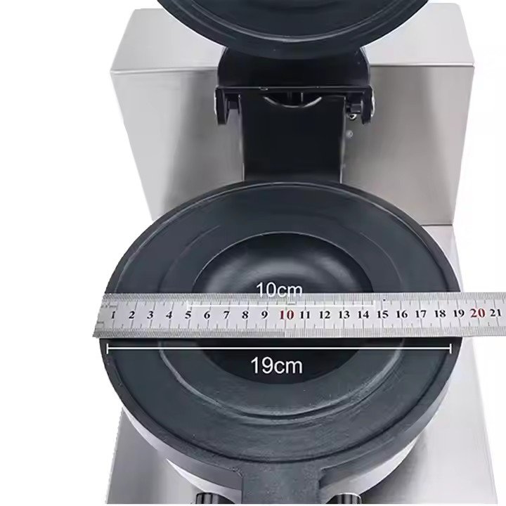 Commercial electric frisbee burger maker, sandwich machine, double-sided press toaster, suitable for coffee burger shops