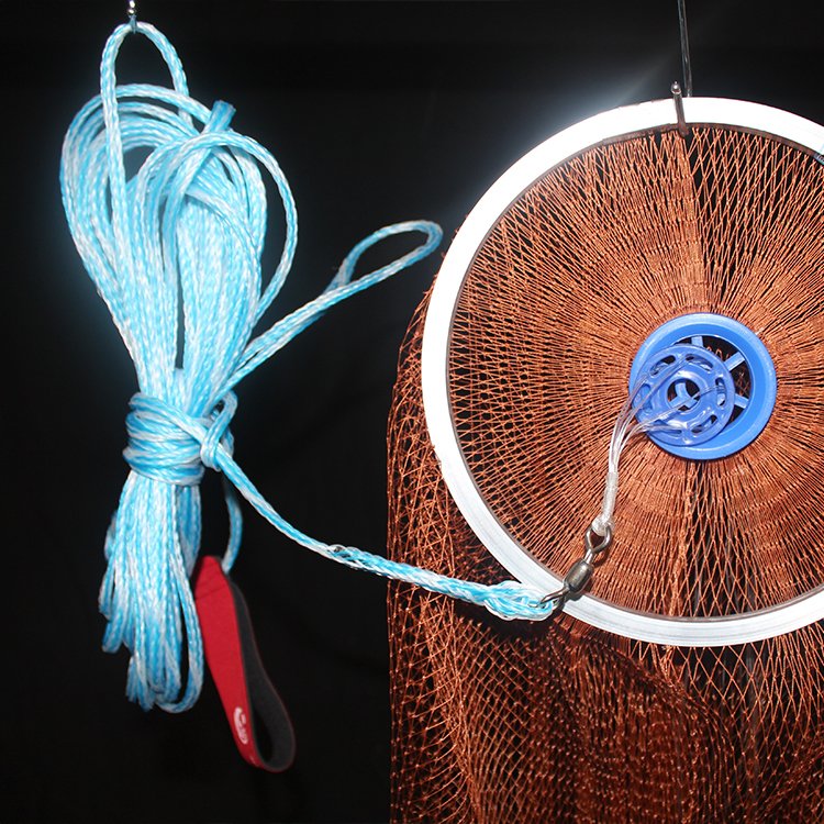 custom Nylon Multifilament Fishing Cast Net 210D/6ply 5ft 6ft Easy Throw Casting Net Fishing Net