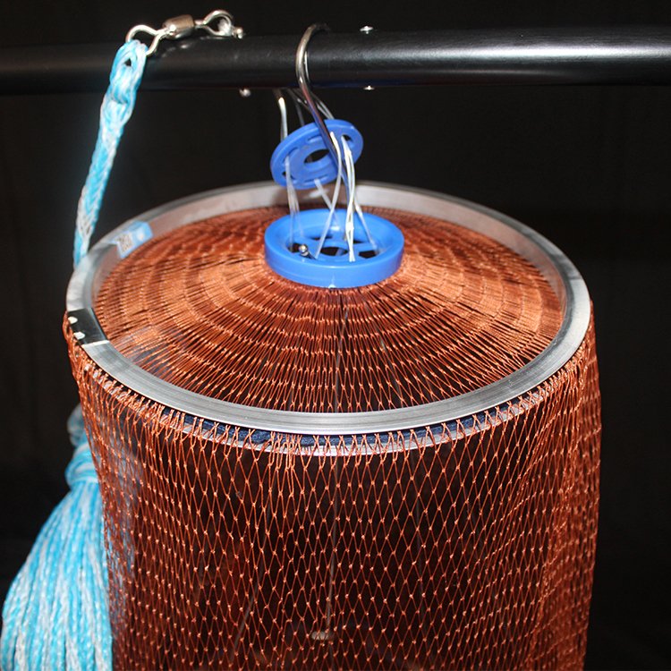 custom Nylon Multifilament Fishing Cast Net 210D/6ply 5ft 6ft Easy Throw Casting Net Fishing Net
