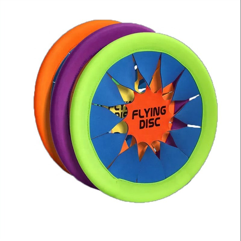 SBR neoprene Flying Disc for kids outdoor sports water games soft frisbee