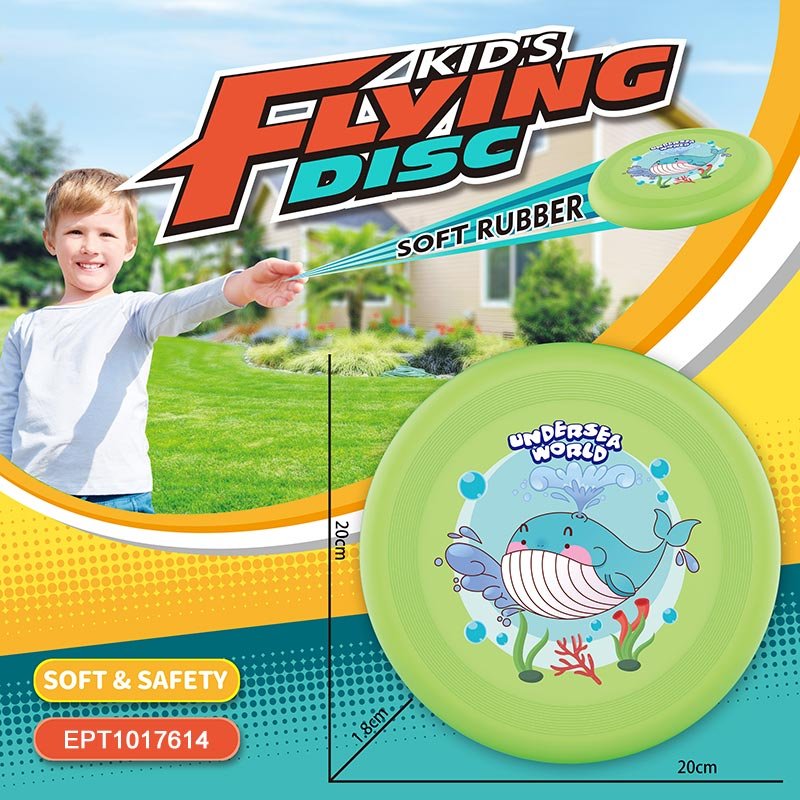 EPT Best Selling Red 20Cm Flying Disk Small Toys Plastic Cheap Saucer Disc Beach Boomerang Toy