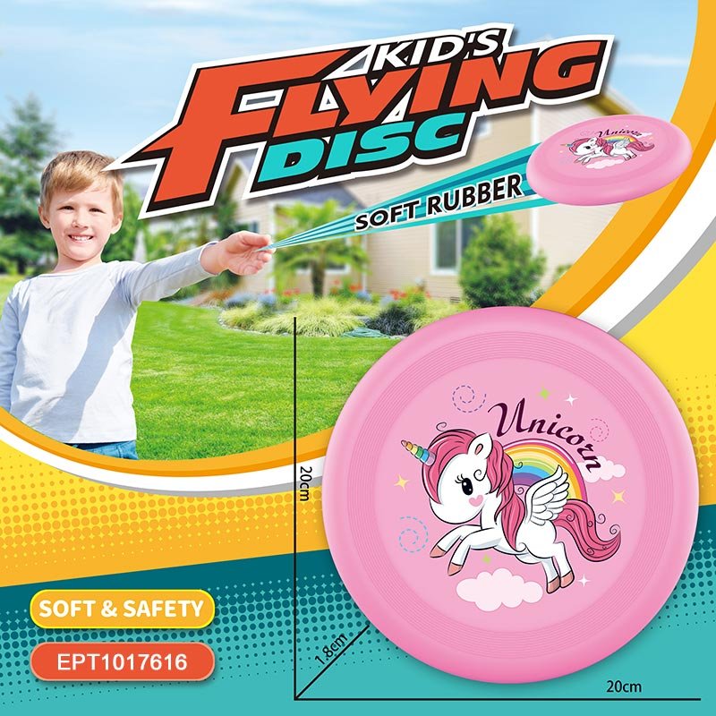EPT Best Selling Red 20Cm Flying Disk Small Toys Plastic Cheap Saucer Disc Beach Boomerang Toy
