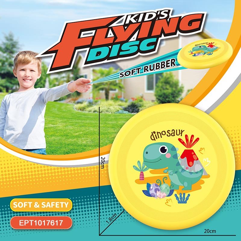 EPT Best Selling Red 20Cm Flying Disk Small Toys Plastic Cheap Saucer Disc Beach Boomerang Toy