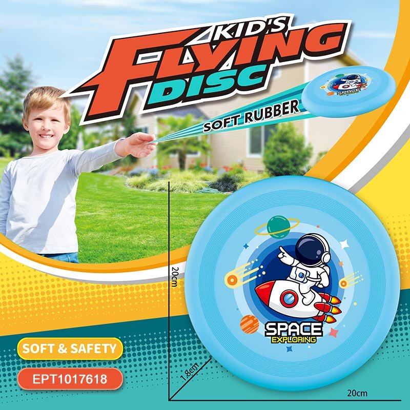 EPT Best Selling Red 20Cm Flying Disk Small Toys Plastic Cheap Saucer Disc Beach Boomerang Toy
