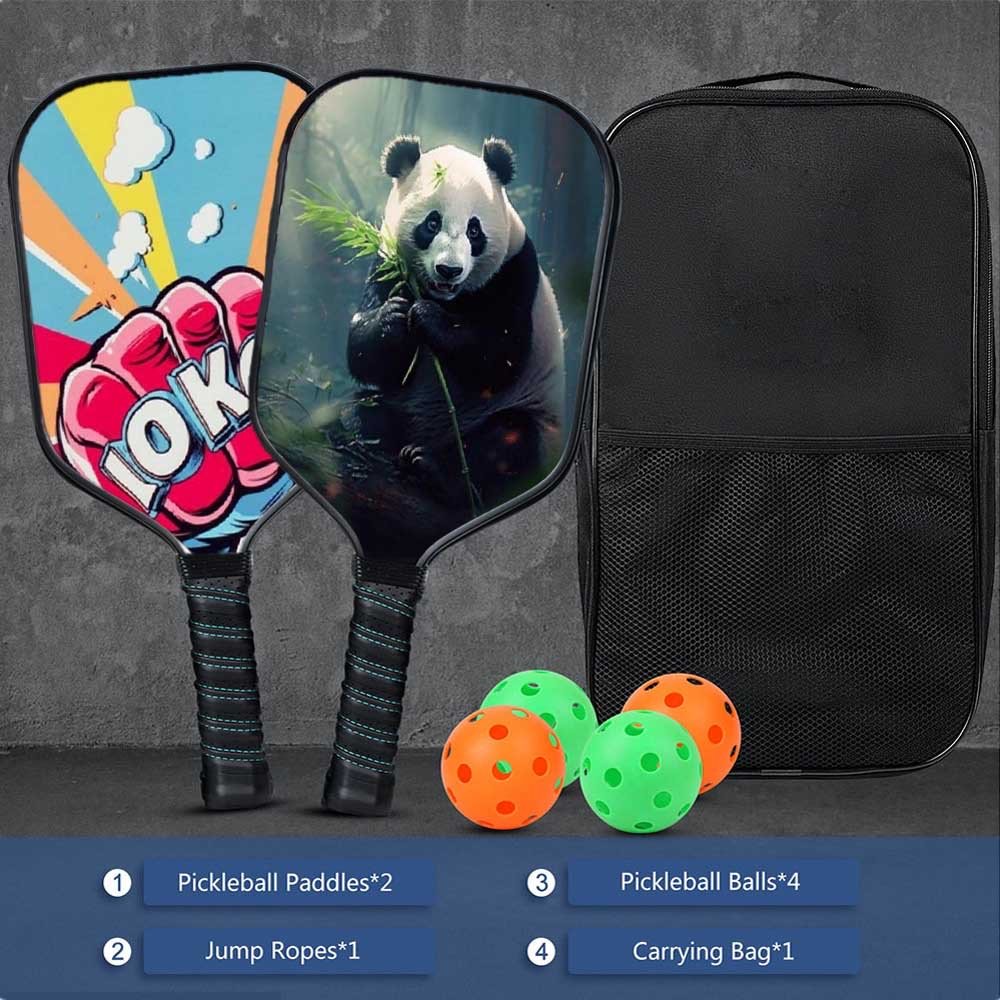 Aprobado Pickleball Paddle Superficie de fibra de vidrio Panal Core Edge Guard Pickleball Paddle Raqueta