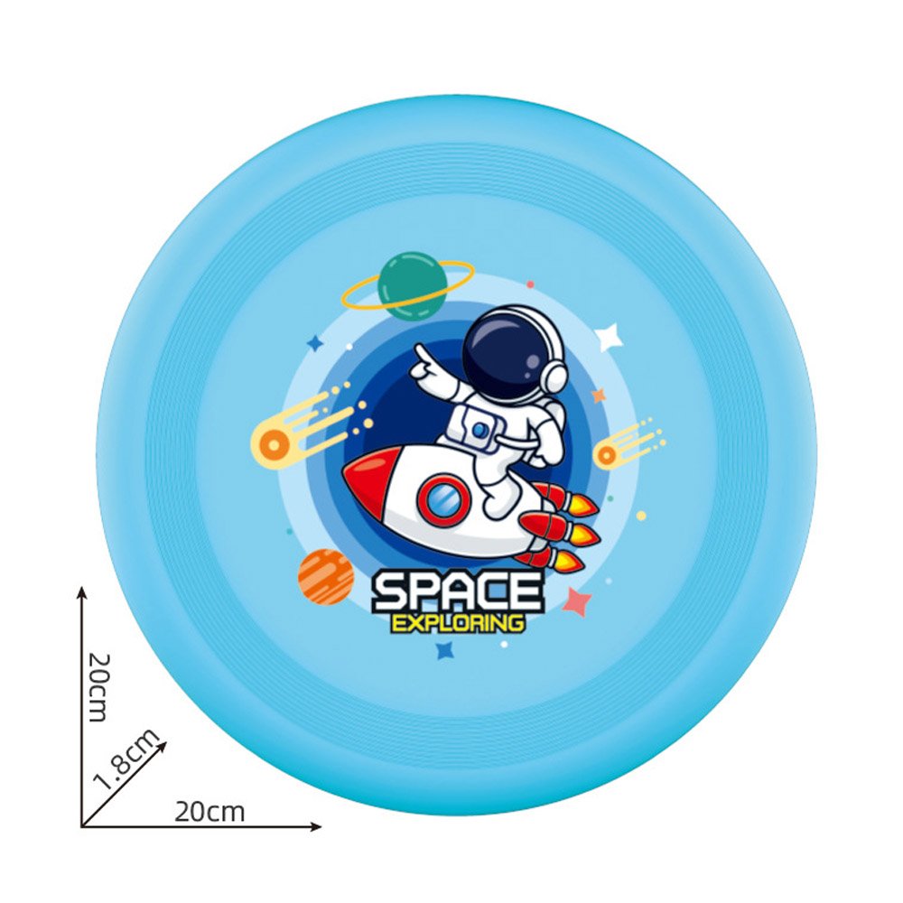 Soft Flying Disc Throwing Toys 8 Pieces in 1 Set Summer Garden Outdoor Sport Toy Silicone Cartoon Flying Frisbeed Game Toy