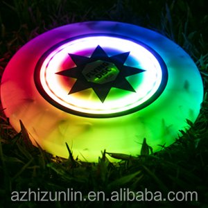 Rechargeable Light Up Super Bright Camping Game RGB Professional Ultimate Led Flying Disc