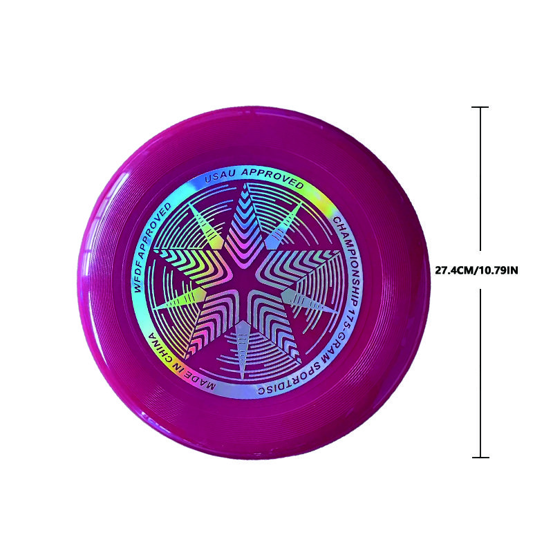 WFDF approved X-UFO Ultimate Frisbee factory Hot Selling Training Flying Disc Soft Plastic Championship Team Outdoor customize 175g Frisbee