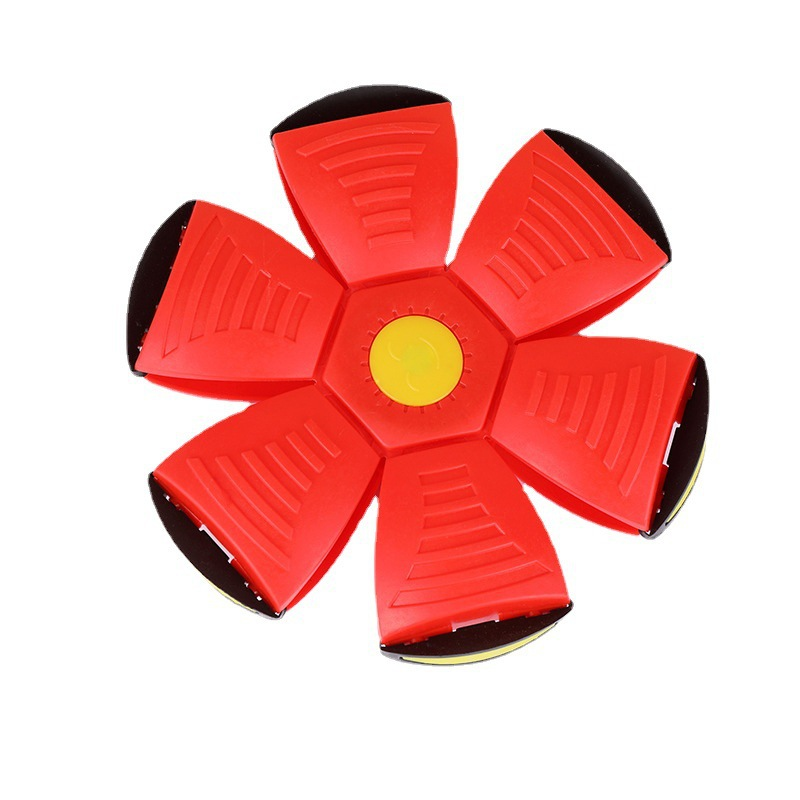 2022 New Arrival LED Flying Disk Hand Control Flying Toy Ufo Flat Throw Disc Ball With 6 Lights