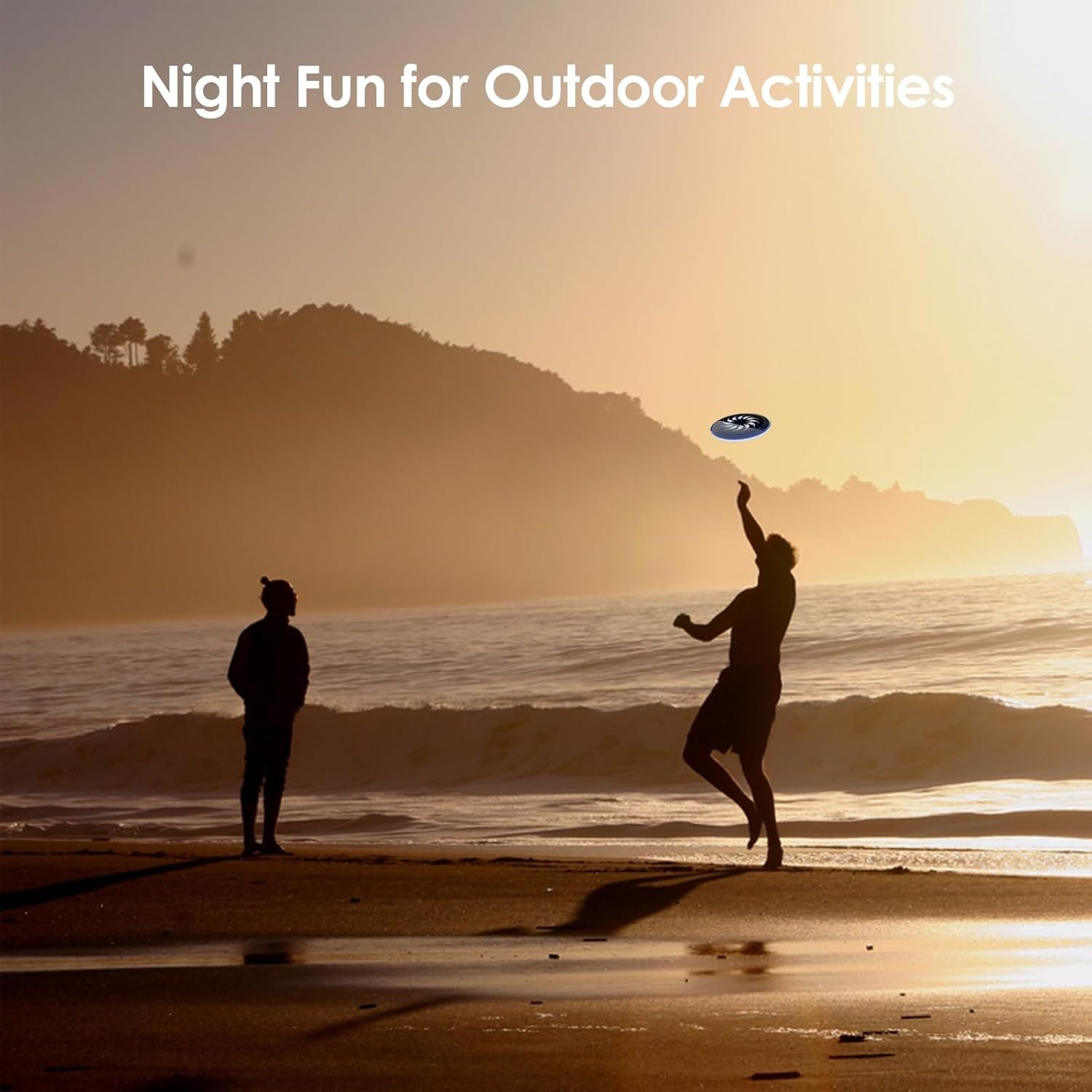 Ultimate OEM LED Frisbee for Outdoor Sports 175g Flying Ring for Backyard Throwing Flying Disc