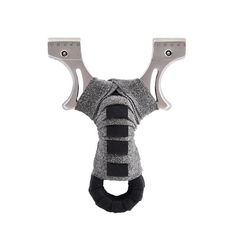 New stainless steel slingshot laser aimed at adults dedicated high -precision flat rubbing spring fast pressure high -elastic novice