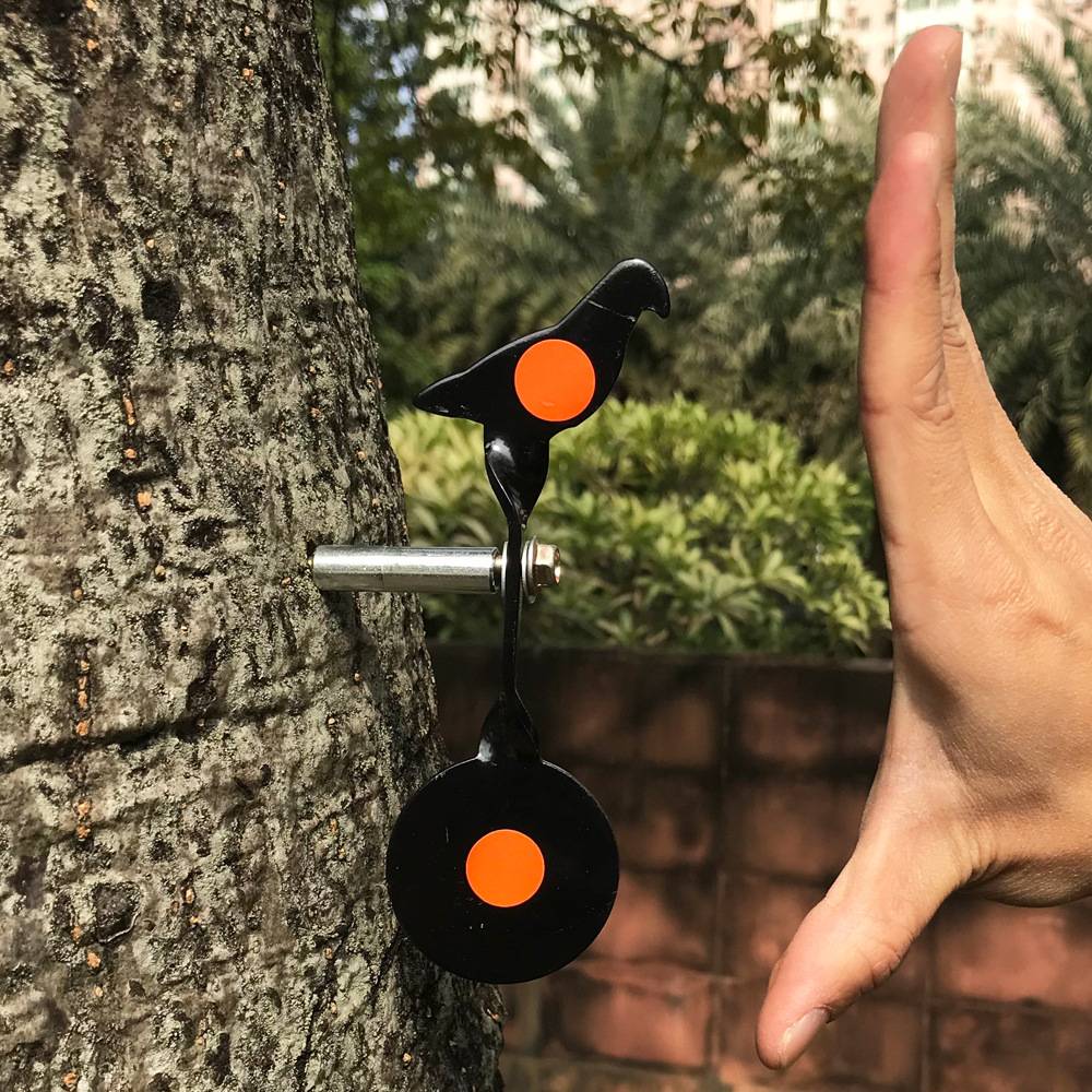 Spot supply slingshot target 3mm thickened and stainless steel target bird metal inserted tree shooting practice target
