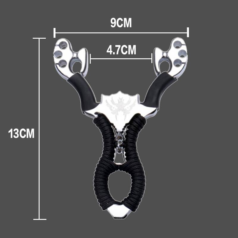 Reading the promotion slingshot grab the high -precision professional outdoor slingshot round N large power 6 shares of thick shelf rubber band