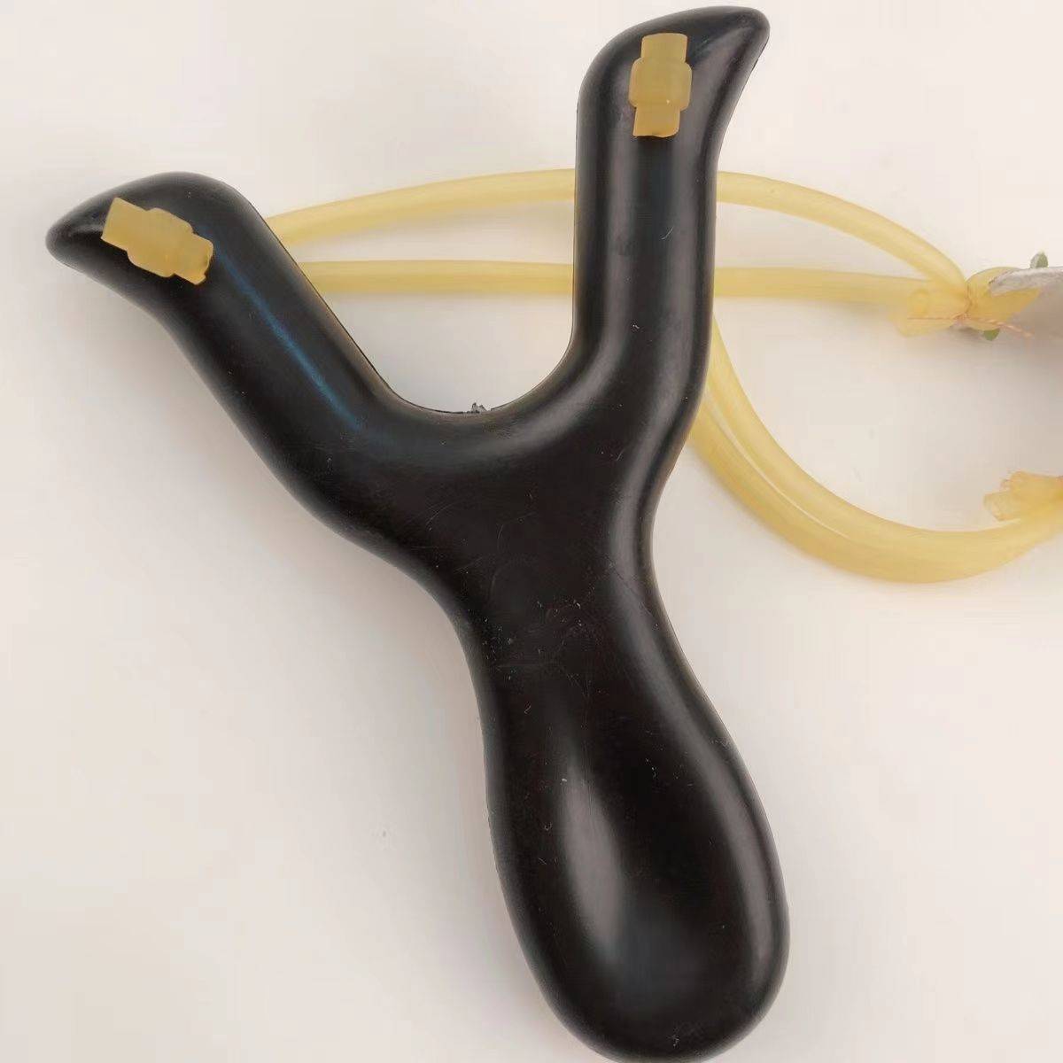 Traditional powerful round leather bomb children's toys slingshot self -produced children's slingshot toy wholesale launch slingshot