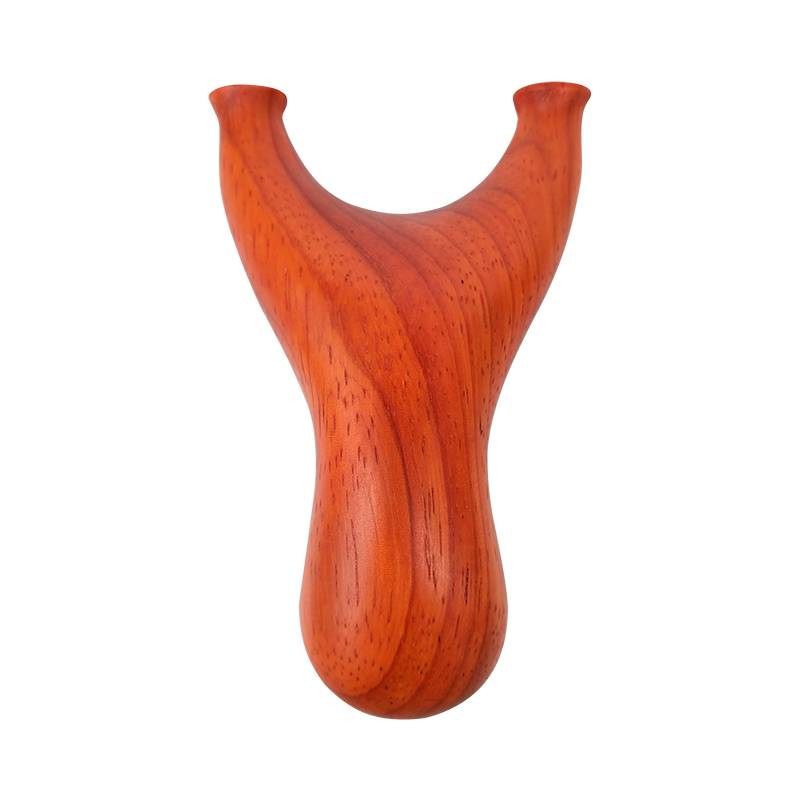 Pure wood handmade log Red Huali pear size Tiansheng Flying Flying Tiger Palm Palm Palm Make flat skin slingshot
