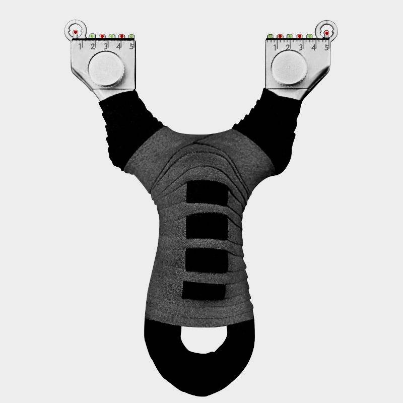 Slingshot stainless steel free flat skin slingshot dedicated fast pressure bow high precision adult power power strong bullet