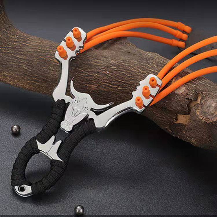 Slingshot adults Special Vajrayana Card Ball Ball Bar Monter Cut Stainless Steel Precise Slinges Two Bombers