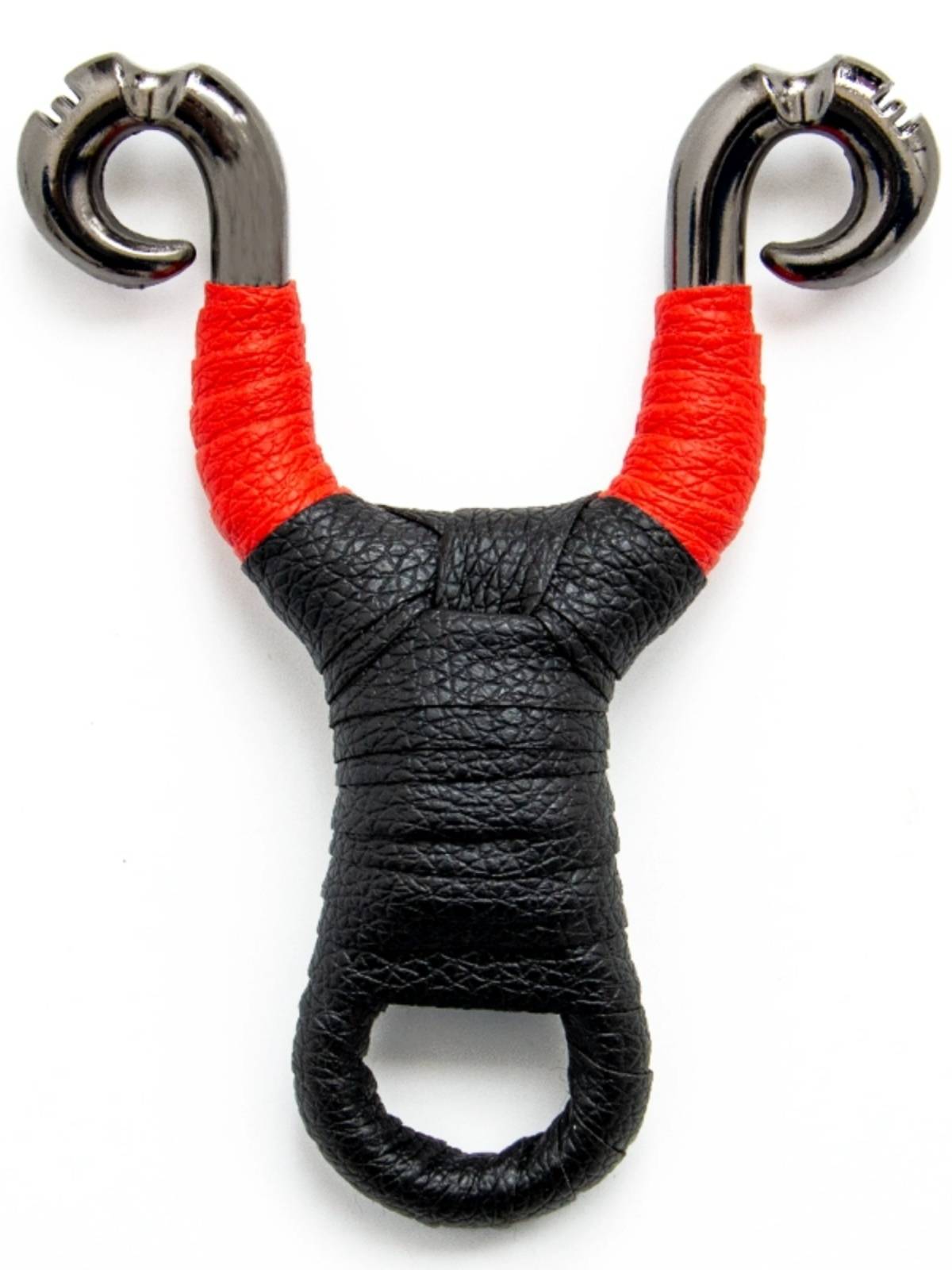 Circular anti -song antelope slingshot traditional outdoor handmade single -handed rack metal large power high precision hidden shooting fish
