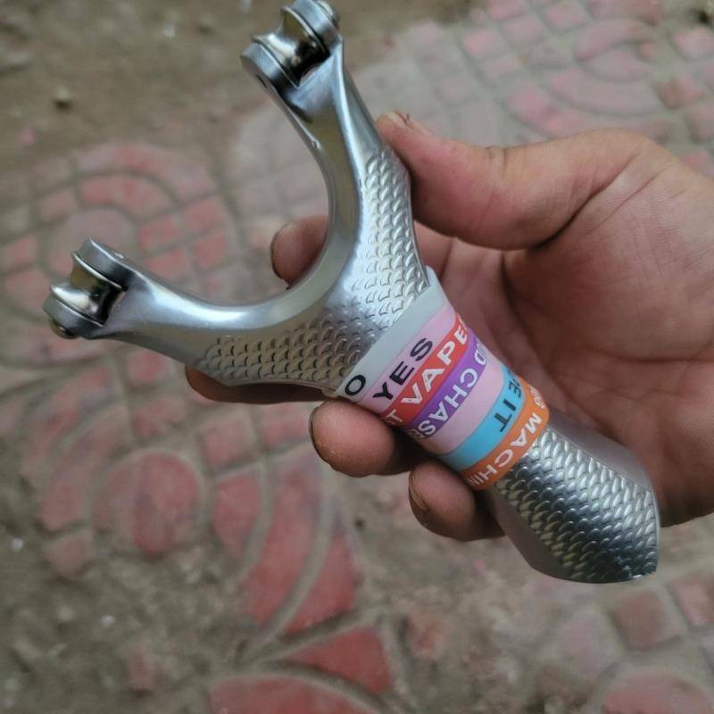 New Tiantian Plusal Bow Five -Generation 7075 Aviation Aluminum High -precision Titanium Alloy Rolling Fish Hunter Card