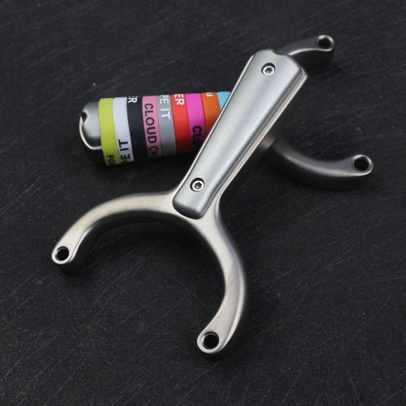Card ball slingshot stainless steel fishing fish hitting top card traditional waves single card round leather flat tin closed mouth Langka three generations