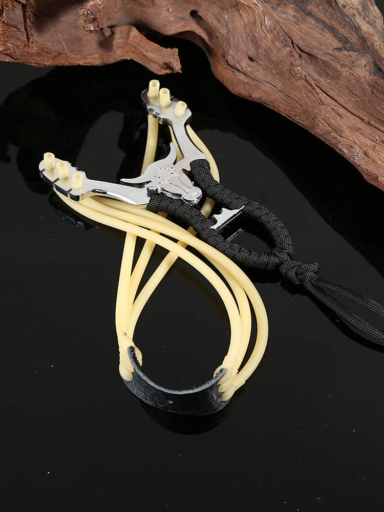 Slingshot of Slinges steel balls Snake new high -precision mud pill high elastic durability, durable power sniper novice