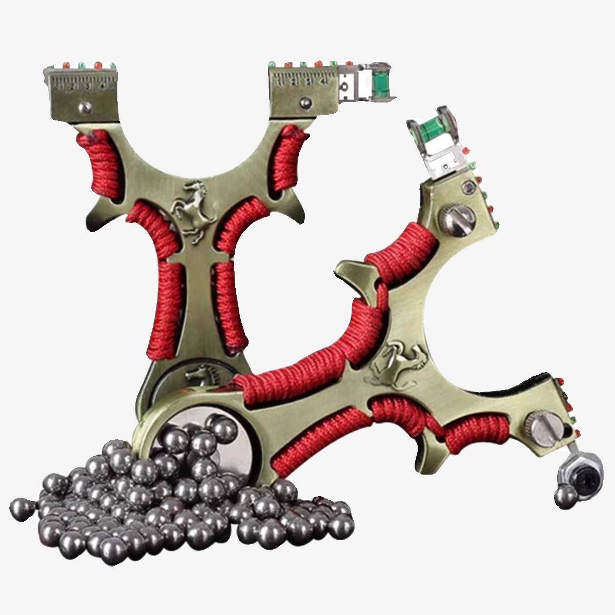 Germany's high -precision slingshot infrared laser strong magnetic steel bead flat rubber band high power is free of wonding slingshot fish artifact